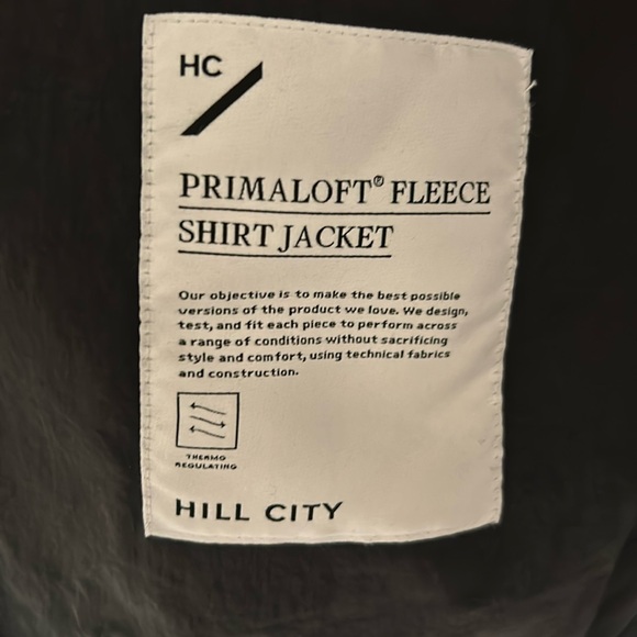 Gap - Hill City Primaloft Fleece Shirt Jacket in Black, size small - Picture 5 of 6